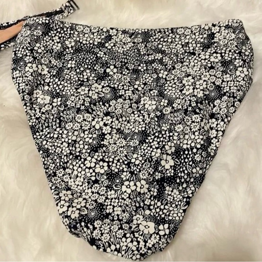 J. Crew Black and White Floral Bikini - Picture 11 of 13